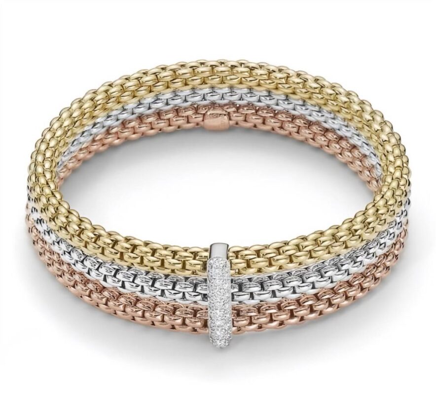 طلای ایتالیایی چیست؟ 1 دستبند طلای ایتالیایی