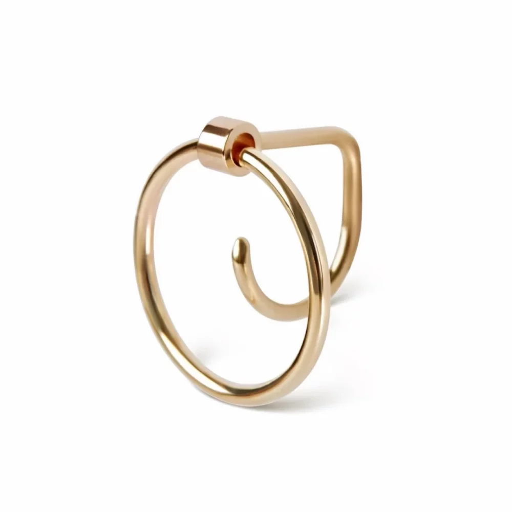 گوشواره عصایی حلقه گوشواره عصایی حلقه