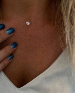 گردنبند نگیندار طلا