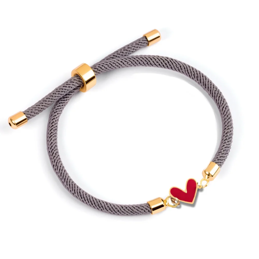 دستبند قلب میناکاری شده دستبند قلب میناکاری شده