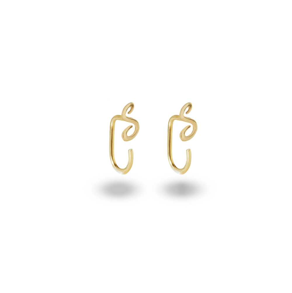 گوشواره عصایی حروف گوشواره عصایی حروف