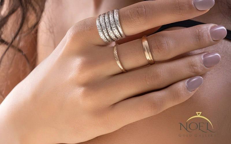 قیمت انگشتر زنانه شیک و ظریف