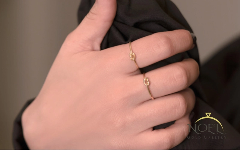 انگشتر گره کد 300129