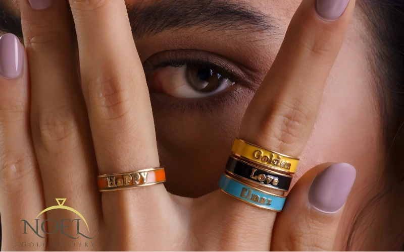 انگشتر میناکاری سفارشی کد &zwnj;100139