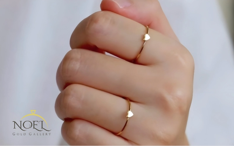 انگشتر قلب کد 300110