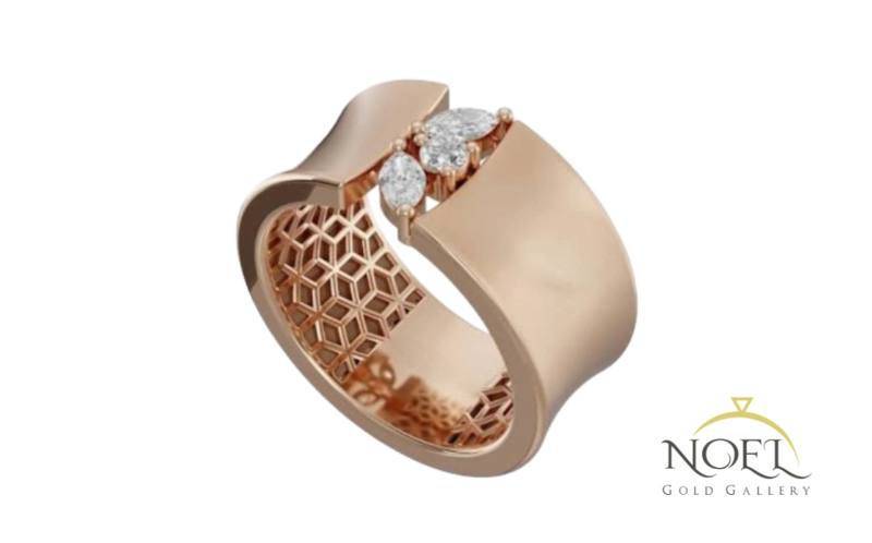 نمونه پایه انگشتر پهن