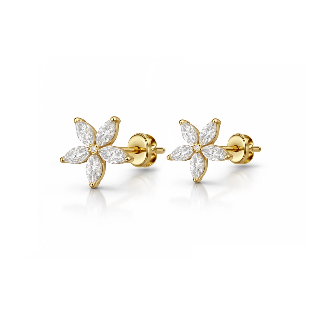 گوشواره فلورا کد 100309 گوشواره فلورا کد 100309