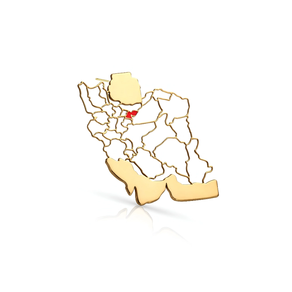 گوشواره نقشه ایران کد 100324 گوشواره نقشه ایران کد 100324